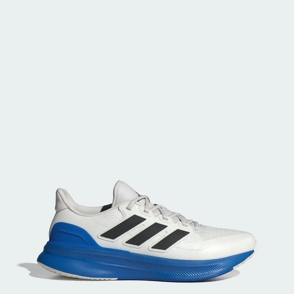adidas Ultrarun 5 Mens Size 13 Running Shoes White/Blue Sneakers
